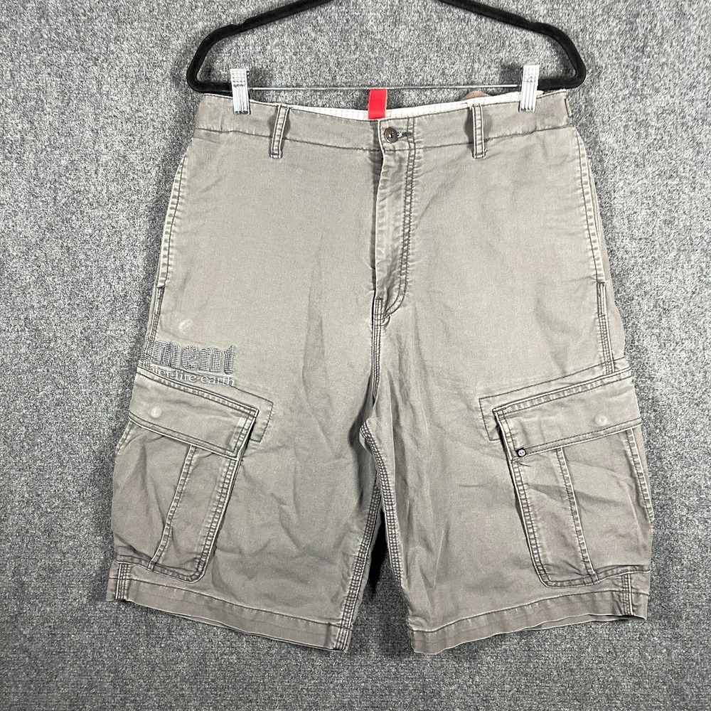 Vintage Y2K Element Baggy Jean Cargo Shorts Gray Mens Size 34 / 11" inseam